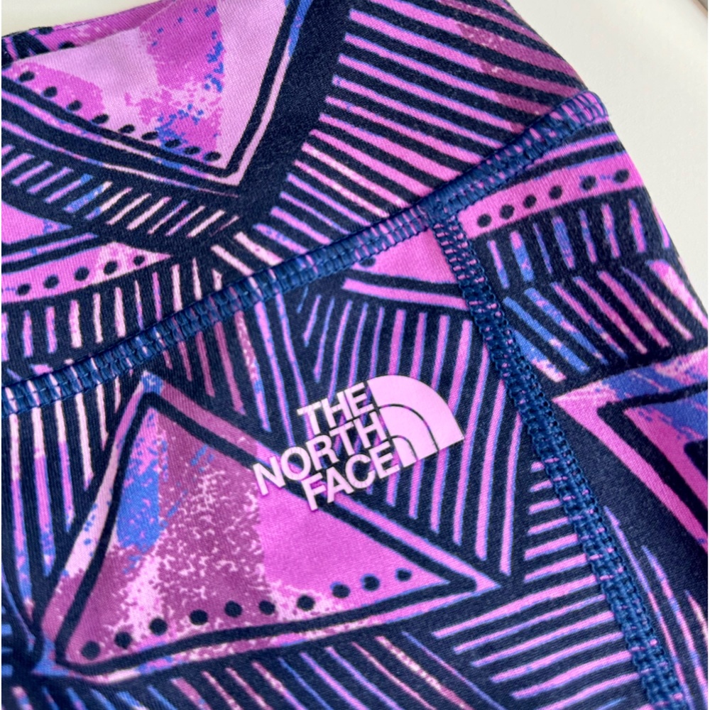 THE North Face MOTUS CAPRI III Legging purple flash dry SZ Small - EUC - Picture 9 of 16